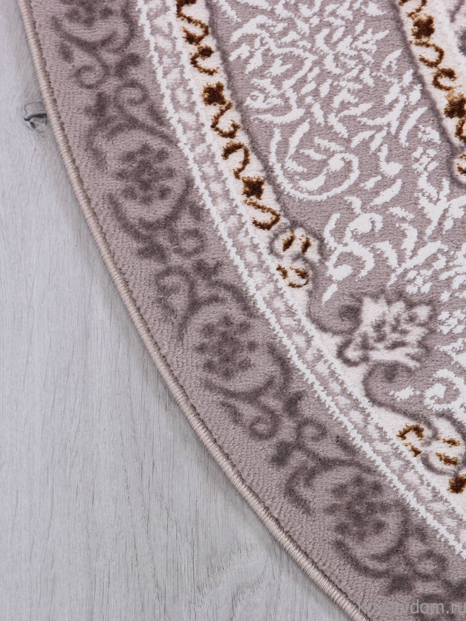 Ковер NENSI GL193A BROWN / BROWN Овал